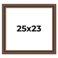 thumbnail image 1 of 25x23 Copper and Brown Real Wood Picture Frame Width 2 inches | Interior Frame Depth 0.5 inches |, 1 of 8