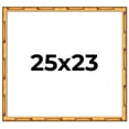 thumbnail image 1 of 25x23 Frame Gold Bamboo Solid Wood Picture Frame | 1 Inch Moulding Width | Interior Frame Depth, 1 of 8