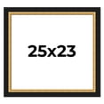 thumbnail image 1 of 25x23 Frame Gold Real Wood Picture Frame Width 2.25 Inches | Interior Frame Depth 0.5 Inches |, 1 of 8
