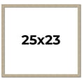 thumbnail image 1 of 25x23 Frame Grey Solid Wood Picture Frame Width 1 Inches | Interior Frame Depth 0.5 Inches |, 1 of 8