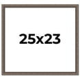 thumbnail image 1 of 25x23 Frame Silver Real Wood Picture Frame Width 1.25 Inches | Interior Frame Depth 0.5 Inches |, 1 of 8