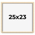 thumbnail image 1 of 25x23 Shadow Box Frame Brown | 0.875 Inches Deep Real Wood Contemporary Shadowbox Display Frame |, 1 of 5