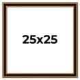 thumbnail image 1 of 25x25 Frame Gold Brown Plein Air Vintage Solid Wood Picture Frame | 1.75 Inches Moulding Width |, 1 of 8