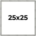 thumbnail image 1 of 25x25 Frame Silver Picture Frame - Modern Photo Frame Includes UV Acrylic Shatter Guard Front, Acid, 1 of 8