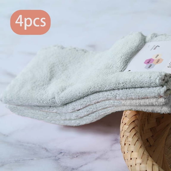 25x25cm 4 pieces ultra-fine fiber household cleaning face high-quality cartoon mixed with children's towels towel scarf