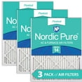 thumbnail image 1 of 25x25x1 (24_1/2x24_1/2) Pleated MERV 14 Air Filters 3 Pack, 1 of 7