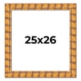 thumbnail image 1 of 25x26 Frame Beige Real Wood Picture Frame Width 3 inches | Interior Frame Depth 0.5 inches |, 1 of 8