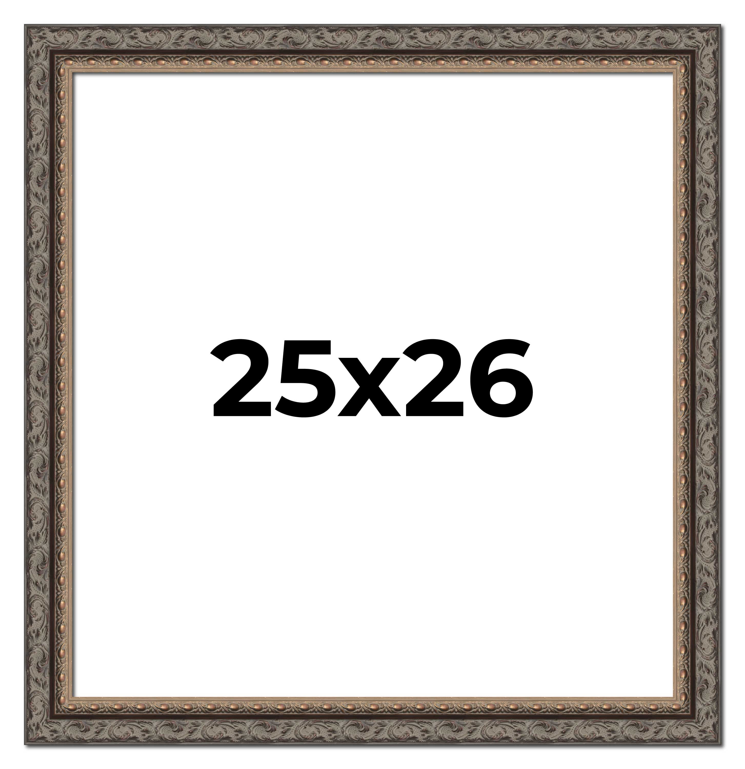 25x26-Frame-Black-Real-Wood-