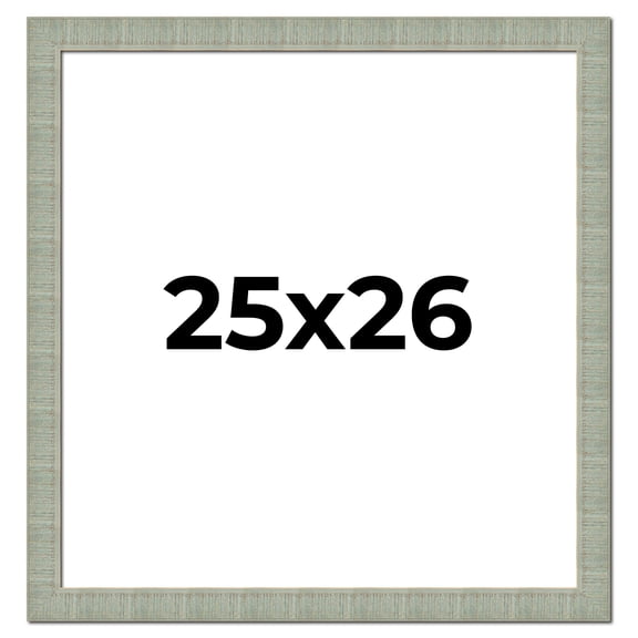 25x26 Frame Green Desert Pear Solid Wood Picture Frame | 1.625 Inch Moulding Width | Interior Frame
