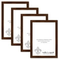 thumbnail image 1 of 25x26 Mocha Walnut Picture Frame for Puzzles Posters Photos or Artwork (4-Pack), 1 of 4