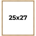 thumbnail image 1 of 25x27 Frame Beaded Gold Solid Wood Picture Frame | 0.75 Inches Moulding Width | Liscio Oro, 1 of 8
