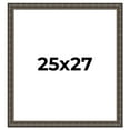 thumbnail image 1 of 25x27 Frame Black Bamboo Solid Wood Picture Frame Width 1.5 Inches | Interior Frame Depth 0.5, 1 of 8