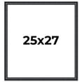thumbnail image 1 of 25x27 Frame Black Real Wood Picture Frame Width 1.25 inches | Interior Frame Depth 0.5 inches |, 1 of 8