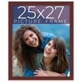 thumbnail image 1 of 25x27 Frame Brown Solid Wood Picture Frame Width 0.75 Inches | Interior Frame Depth 0.5 Inches |, 1 of 8