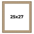 thumbnail image 1 of 25x27 Frame Ornate Silver Beaded Solid Wood Picture Frame Width 2.5 Inches | Interior Depth 1, 1 of 8