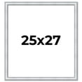 thumbnail image 1 of 25x27 Frame Sterling Silver Solid Wood Picture Frame | 1.25 Inch Moulding Width | 0.75 Inch, 1 of 8
