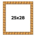 thumbnail image 1 of 25x28 Frame Beige Real Wood Picture Frame Width 3 inches | Interior Frame Depth 0.5 inches |, 1 of 8
