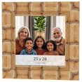 thumbnail image 1 of 25x28 Frame Beige Real Wood Picture Frame Width 3 inches | Interior Frame Depth 0.5 inches |, 1 of 8