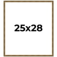 thumbnail image 1 of 25x28 Frame Gold Kingsley Distressed Solid Wood Picture Frame Width 0.75 Inches | Interior Frame, 1 of 8