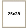thumbnail image 1 of 25x28 Frame Grey Solid Wood Picture Frame Width 1 Inches | Interior Frame Depth 0.5 Inches |, 1 of 8