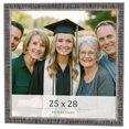 thumbnail image 1 of 25x28 Frame Silver Grey Distressed Solid Wood Picture Frame | 0.75 Inch Moulding Width | Interior, 1 of 8