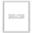 thumbnail image 1 of 25x28 Shadow Box High Gloss White Display Frame | 1.625 Inches Deep | 1 Inch Moulding Width | Solid, 1 of 4