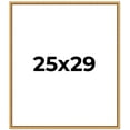 thumbnail image 1 of 25x29 Frame Beaded Gold Solid Wood Picture Frame | 0.75 Inches Moulding Width | Liscio Oro, 1 of 8