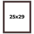 thumbnail image 1 of 25x29 Frame Brown Round Mahogany Solid Wood Picture Frame | 1.625 Inch Moulding Width | with UV, 1 of 8