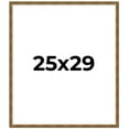 thumbnail image 1 of 25x29 Frame Gold Kingsley Distressed Solid Wood Picture Frame Width 0.75 Inches | Interior Frame, 1 of 8
