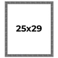 thumbnail image 1 of 25x29 Frame Silver Black Rustic Sonoma Solid Wood Picture Frame | 1.5 Inch Moulding Width |, 1 of 8