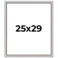 thumbnail image 1 of 25x29 Frame Silver Real Wood Picture Frame Width 1.25 Inches | Interior Frame Depth 0.5 Inches |, 1 of 8