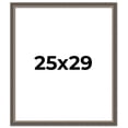 thumbnail image 1 of 25x29 Frame Silver Real Wood Picture Frame Width 1.25 Inches | Interior Frame Depth 0.5 Inches |, 1 of 8