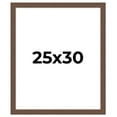 thumbnail image 1 of 25x30 Farmhouse Brown Solid Wood Picture Frame Width 1.5 Inches | Interior Frame Depth 0.5 Inches |, 1 of 8