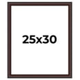 thumbnail image 1 of 25x30 Frame Brown Round Mahogany Solid Wood Picture Frame | 1.625 Inch Moulding Width | with UV, 1 of 8