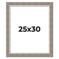 thumbnail image 1 of 25x30 Frame Grey Real Wood Picture Frame Width 2.75 Inches | Interior Frame Depth 0.5 Inches |, 1 of 8