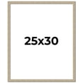 thumbnail image 1 of 25x30 Frame Grey Solid Wood Picture Frame Width 1 Inches | Interior Frame Depth 0.5 Inches |, 1 of 8