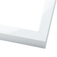 thumbnail image 1 of 25x30 Minimalist Shadow Box White Picture Frame - UV Acrylic, Backing, Hanging Hardware, 1 of 8