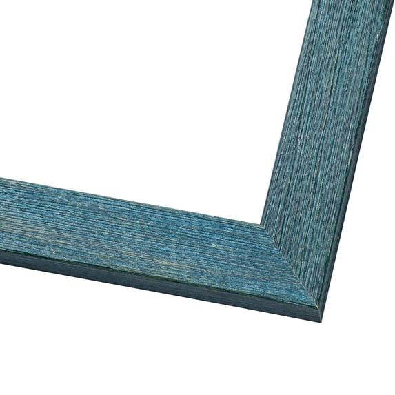 25x30 Simple Blue Picture Frame - UV Acrylic, Foam Board Backing, Hanging Hardware