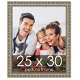 thumbnail image 1 of 25x30 Silver Wood Picture Frame - UV Acrylic, Foam Board Backing, Hanging Hardware, 1 of 8