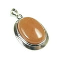 thumbnail image 1 of 25x30mm Red Aventurine Oval Pendant With Bail For Jewelry Making, 1 of 1