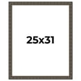 thumbnail image 1 of 25x31 Frame Black Bamboo Solid Wood Picture Frame Width 1.5 Inches | Interior Frame Depth 0.5, 1 of 8