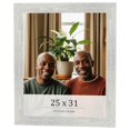 thumbnail image 1 of 25x31 Frame White Real Wood Picture Frame Width 1.5 inches | Interior Frame Depth 0.5 inches | Barn, 1 of 8
