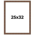 thumbnail image 1 of 25x32 Dark Brown Bamboo Real Wood Picture Frame Width 1.5 inches | Interior Frame Depth 0.5 inches, 1 of 8