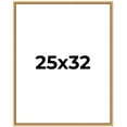 thumbnail image 1 of 25x32 Frame Beaded Gold Solid Wood Picture Frame | 0.75 Inches Moulding Width | Liscio Oro, 1 of 8