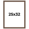 thumbnail image 1 of 25x32 Frame Brown Farmhouse Solid Wood Picture Frame Width 1.5 Inches | Interior Frame Depth 0.5, 1 of 8