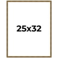 thumbnail image 1 of 25x32 Frame Gold Kingsley Distressed Solid Wood Picture Frame Width 0.75 Inches | Interior Frame, 1 of 8