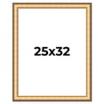thumbnail image 1 of 25x32 Frame Gold Plein Aire Solid Wood Picture Frame Width 2 Inches | Interior Frame Depth 0.5, 1 of 8