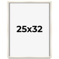 thumbnail image 1 of 25x32 Shadow Box Cream of Wheat White Washed Display Frame | 0.875 Inches Deep Solid Wood Shadowbox, 1 of 8