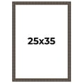 thumbnail image 1 of 25x35 Frame Black Bamboo Solid Wood Picture Frame Width 1.5 Inches | Interior Frame Depth 0.5, 1 of 8