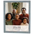 thumbnail image 1 of 25x35 Frame Blue Scuffed Farm Board Solid Wood Picture Frame Width 0.75 Inches | Interior Depth 0.5, 1 of 8